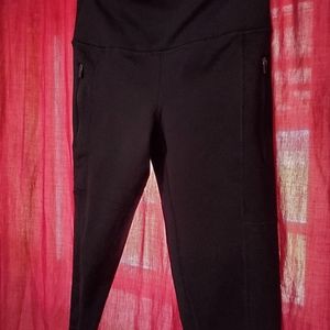 Full Length High Rise Fleece Lined Leggings  Size